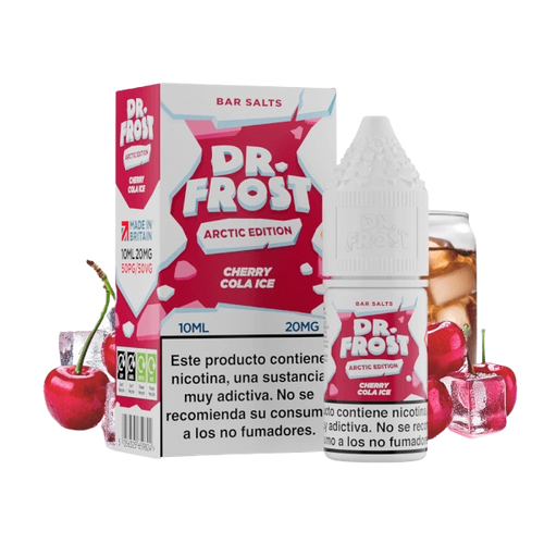 Dr Frost Salts Cherry Cola Ice 10mg 10ml nic salt e-liquid sales de nicotina sabor cereza cola y hielo
