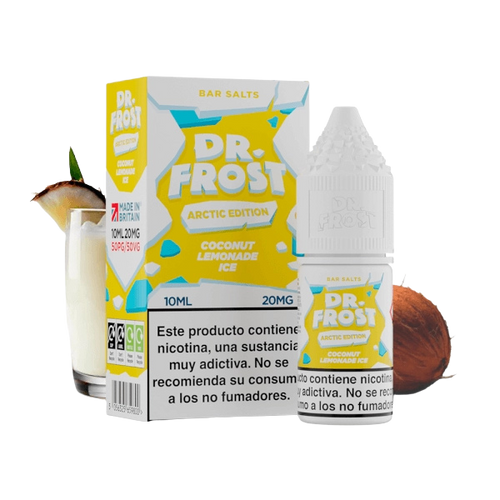 Dr Frost Salts Coconut Lemonade Ice 20mg 10ml nic salt e-liquid sales de nicotina sabor coco limonada y hielo