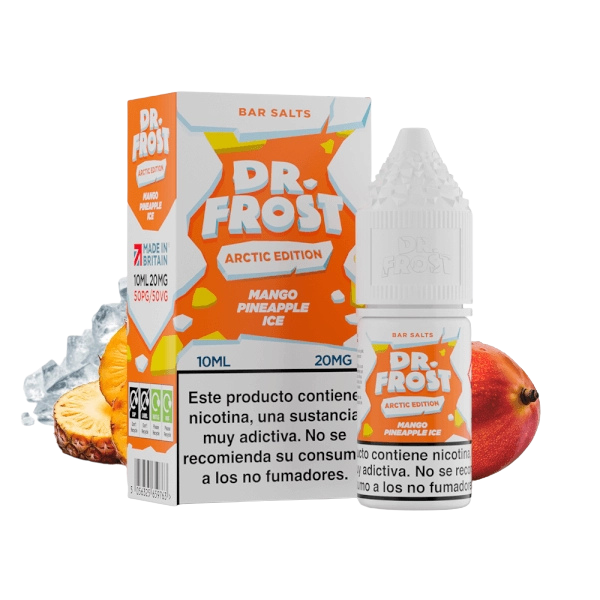 Dr Frost Salts Mango Pineapple Ice 10mg 10ml nic salt e-liquid sales de nicotina sabor mango piña y hielo