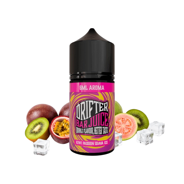 Drifter Bar Kiwi Passion Guava Ice 6ml: Kiwi Ácido, Maracuyá Intensa y Guayaba