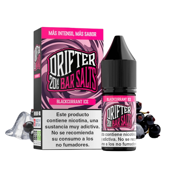 Drifter Bar Salts Blackcurrant Ice 10ml – Grosella Negra Fría e Intensa