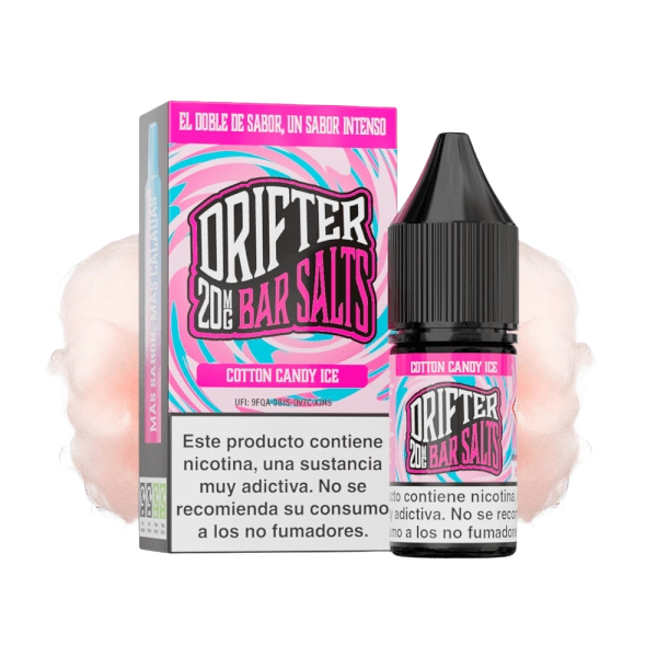 Drifter Bar Salts Cotton Candy Ice 20mg 10ml sales de nicotina sabor algodón de azúcar y hielo