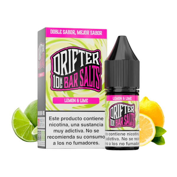 Drifter Bar Salts Lemon Lime 10ml – Lima Refrescante y Limón Dulce
