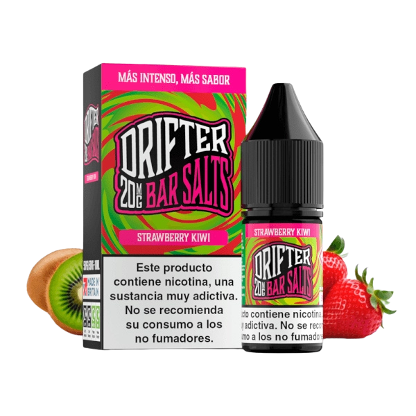 Drifter Bar Salts Strawberry Kiwi 20mg 10ml sales de nicotina sabor fresa y kiwi
