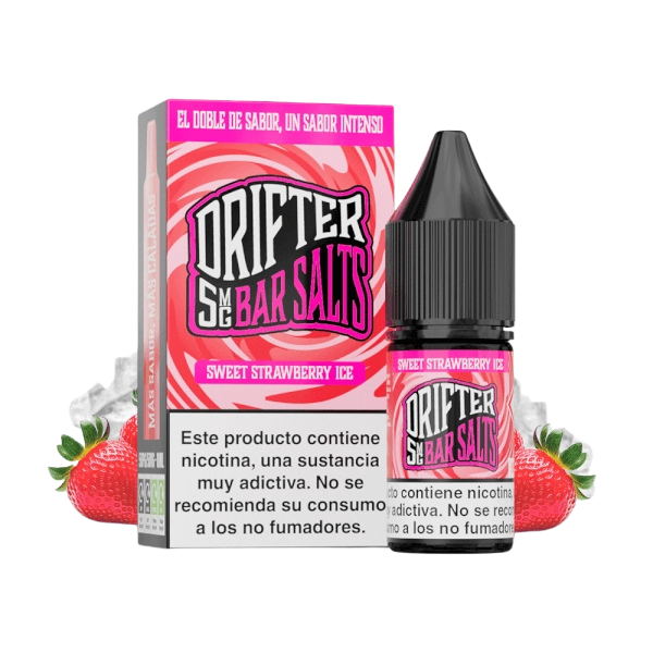 Drifter Bar Salts Sweet Strawberry Ice 5mg 10ml sales de nicotina sabor fresa dulce y hielo
