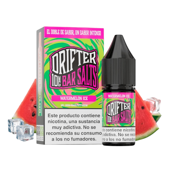 Drifter Bar Salts Watermelon Ice 10mg 10ml sales de nicotina sabor sandía y hielo