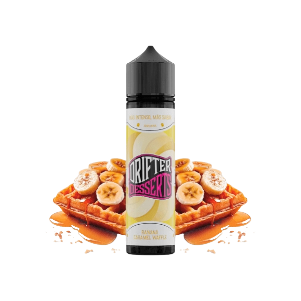 Drifter Desserts Banana Caramel Waffle 16ml aroma longfill sabor gofre con plátano y caramelo