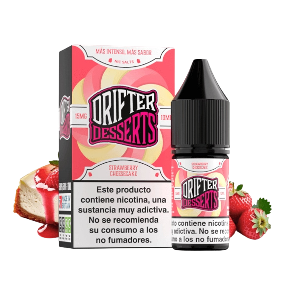 Drifter Desserts Salts Strawberry Cheesecake 20mg 10ml sales de nicotina sabor fresa y tarta de queso
