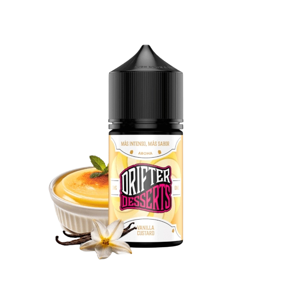 Drifter Desserts Vanilla Custard Longfill 6 ml – Natillas de vainilla suaves y cremosas