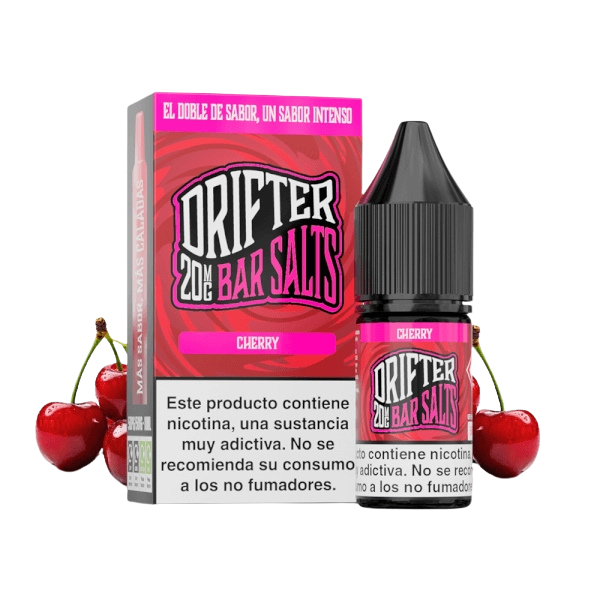 Drifter Bar Salts Cherry 10ml – Cereza Intensa, Jugosa y Atractiva