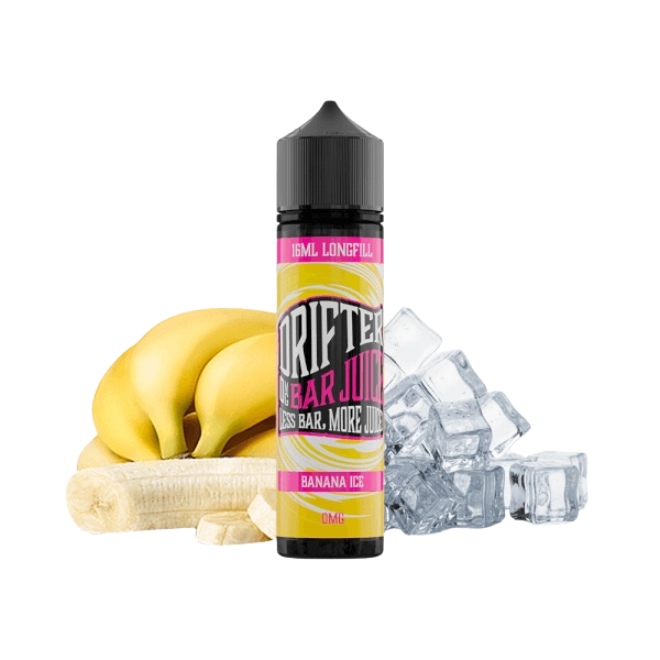Drifter Bar Banana Ice Longfill 16 ml – Aroma Plátano Maduro con Toque de Hielo