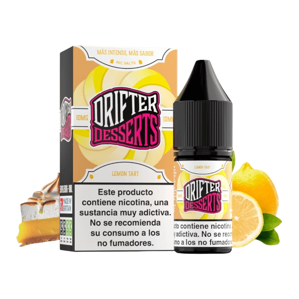 Drifter Desserts Salts Lemon Tart 10 ml – Tarta de Limón Cremosa con Toque Dulce y Ácido