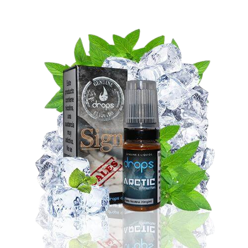 Drops Salts Arctic Attraction 10 ml – Menta Pura con un Toque de Hielo