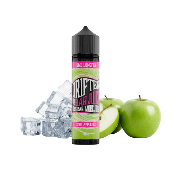 Drifter Bar Sour Apple Ice Longfill 16 ml – Aroma Manzana Verde Ácida con Hielo