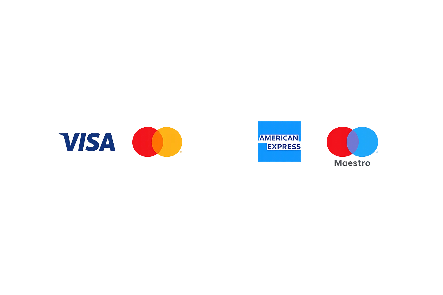 Pago con tarjeta Visa Mastercard American Express Maestro tienda online