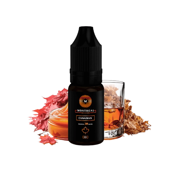 Montreal Canadian Salts Tabaco Sirope nic salt e-liquid sales de nicotina sabor tabaco con sirope