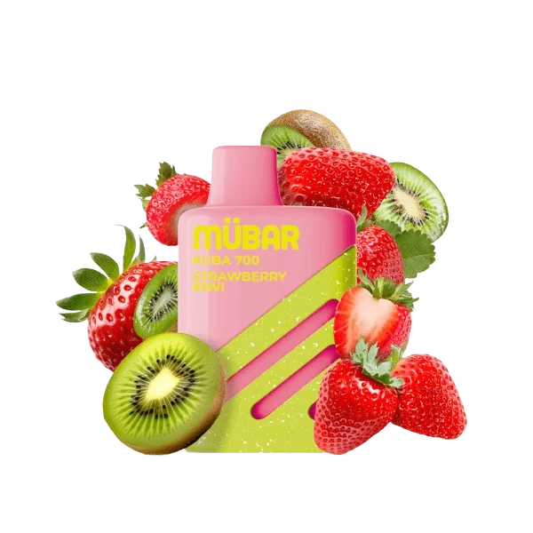 Mübar Kuba 700 Strawberry Kiwi 20mg vapeador desechable sabor fresa y kiwi