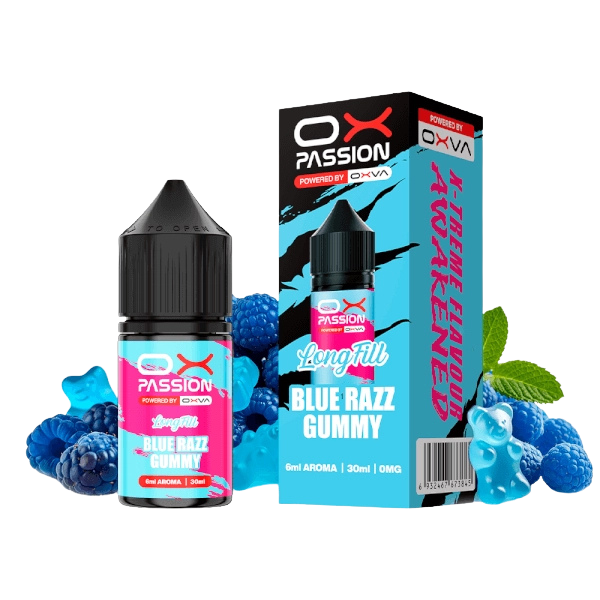 OX Passion Blue Razz Gummy 6ml aroma longfill