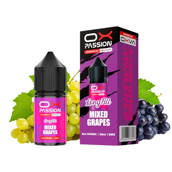 Ox Passion Mixed Grape 6 ml – Mezcla de Uvas Dulces y Jugosas