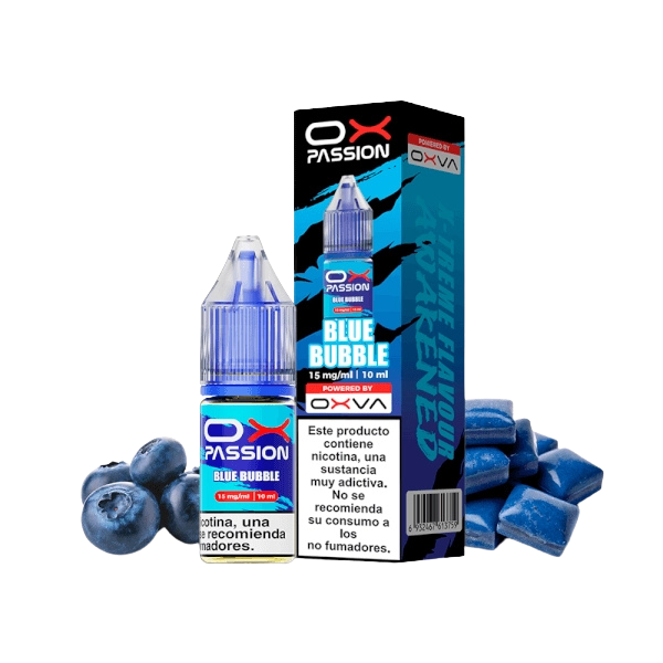 OXVA OX Passion Salts Blue Bubble 20mg 10ml sales de nicotina sabor chicle azul