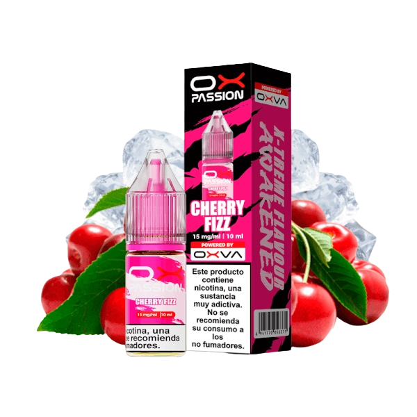Oxva Ox Passion Salts Cherry Fizz 10ml – Cereza Jugosa y Burbujeante
