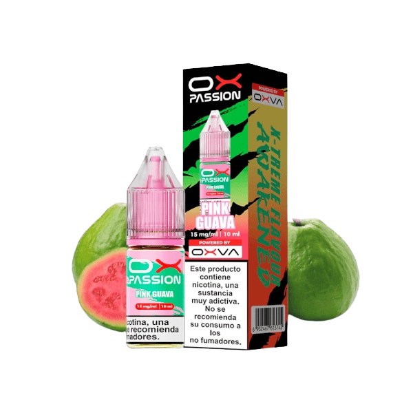 OXVA OX Passion Salts Pink Guava 20mg 10ml sales de nicotina sabor guayaba rosa