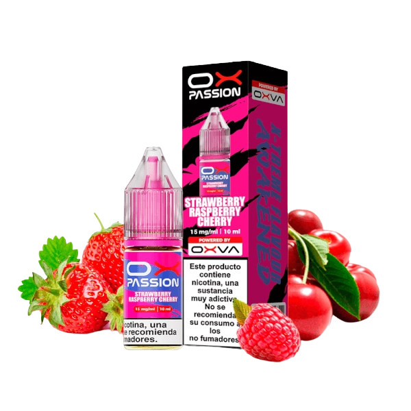 OXVA OX Passion Salts Strawberry Raspberry Cherry 10mg 10ml