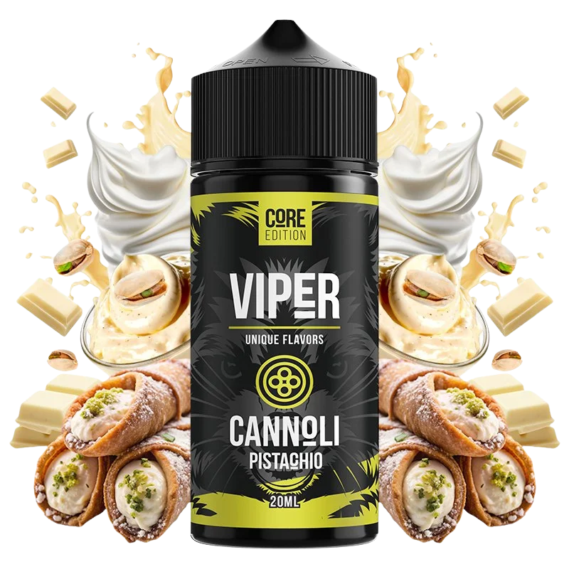 Viper Core Edition Cannoli Pistachio longfill 20ml pistacho chocolate blanco