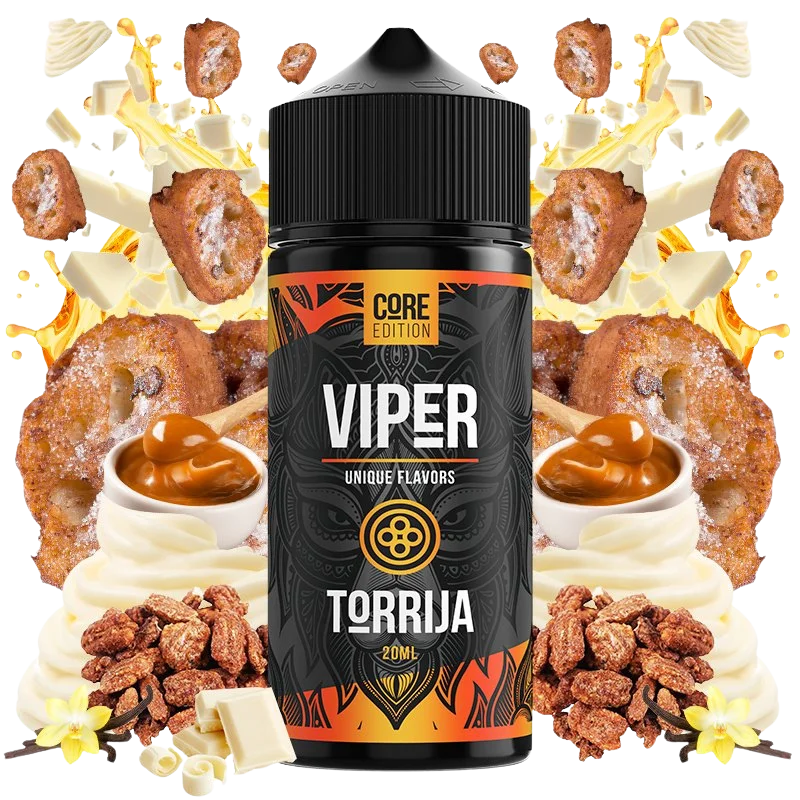 Viper Core Edition Torrija longfill 20ml dulce leche chocolate blanco